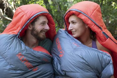 Спальний мішок Klymit KSB Doppelfüll, для кемпінгу та подорожей з рюкзаком, комфорт -17.8°C - 1.7°C, універсальний розмір