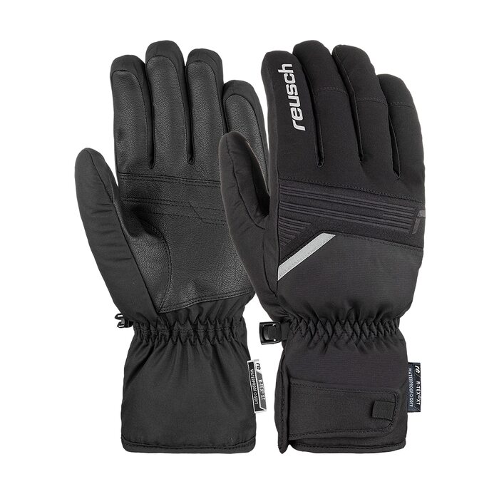 Чоловічі зимові рукавички Reusch Bradley R-tex (чорний/білий, розмір 6.5)