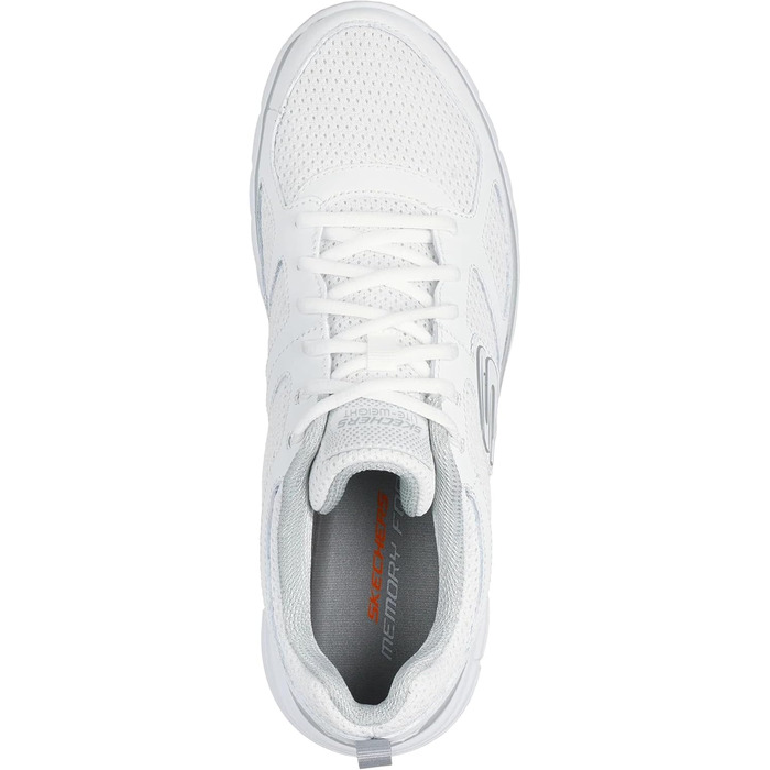 Чоловічі кросівки Skechers Burns-Agoura, білий/сірий, 44 EU