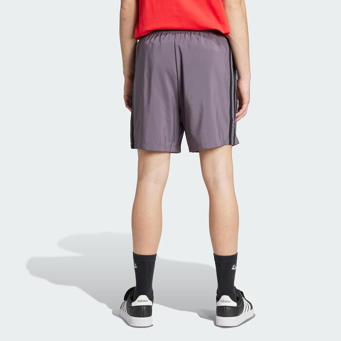 Чоловічі повсякденні шорти adidas Essentias French Terry 3-Stripes, сірі (Grey Strata / Black), розмір 3XL