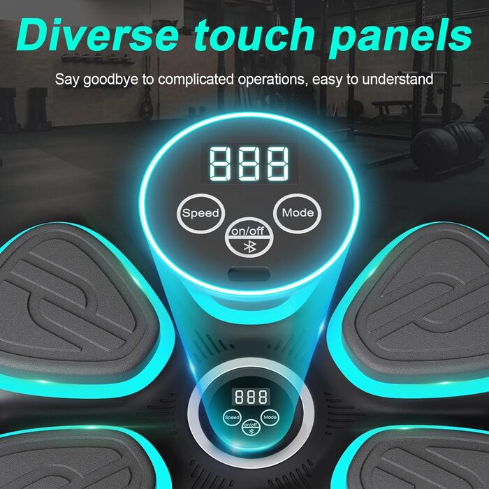 Музична боксерська машина з LED-підсвіткою та рукавичками для дому та фітнесу