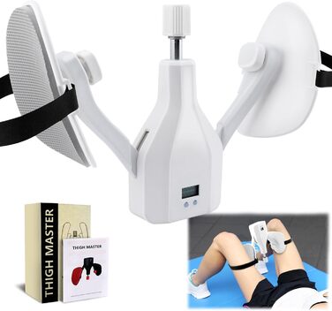 Тренування стегон та внутрішньої поверхні ніг Thigh Master: регульований опір 10.0-35.9 кг, для формування сідниць та зміцнення м'язів тазу