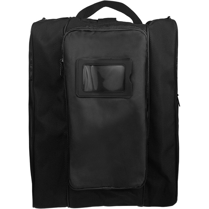 Сумка для ковзанів VPRO: для ковзанярства на льоду та роликів, з ремінцем, чорна