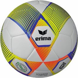 Футбольний м'яч Erima HYBRID Lite 350, розмір 5, синьо-кораловий