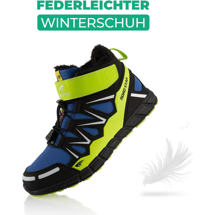 Черевики для ходьби жіночі та чоловічі, зимові, з підкладкою, розмір 44 EU, зелено-блакитні