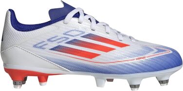 Кросівки футбольні Adidas F50 Pro FG Cloud White/Coral Red/Lucid Blue, 28 EU