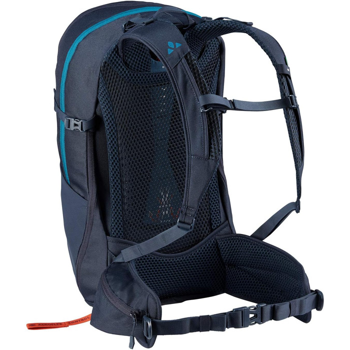 Рюкзак VAUDE Wizard 24+4 літри, водовідштовхувальний туристичний рюкзак для жінок і чоловіків, комфортна спинка, органайзер, колір синій Kingfisher