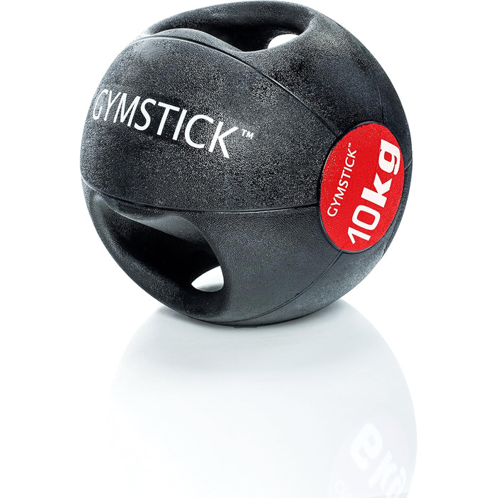 Медичний м'яч Gymstick з ручками, 25 см, 10 кг, різнокольоровий