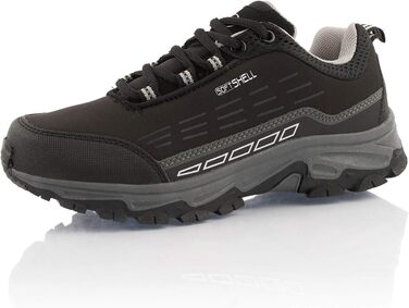 Трекінгові черевики для жінок та чоловіків, водонепроникні, чорно-зелені, 36 EU, чорно-сірі