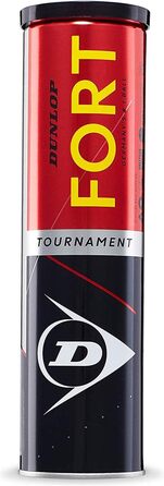 Тенісні м'ячі Dunlop Fort Tournament, 8 шт, жовті, для турнірів