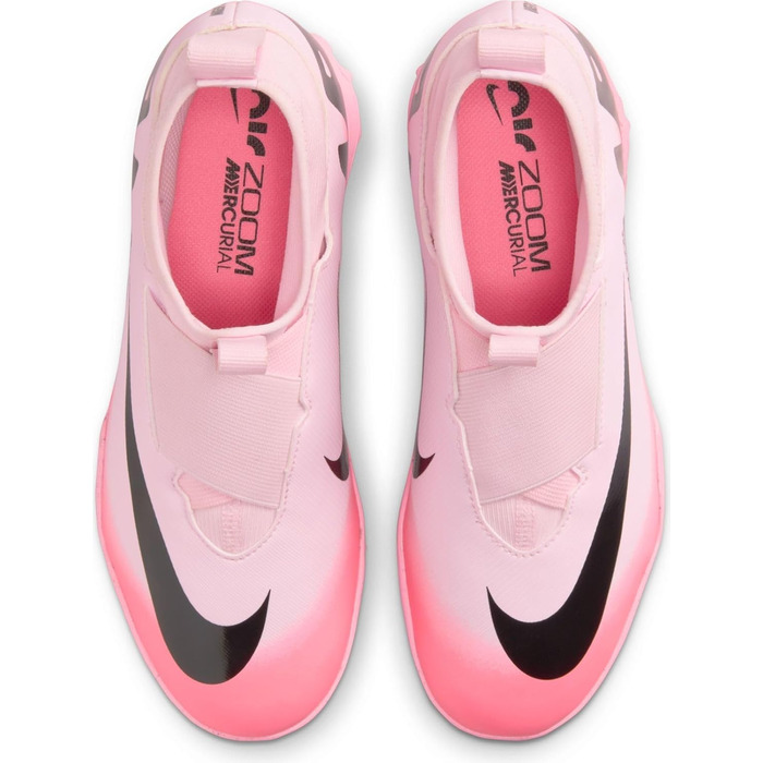 Дитячі футбольні кросівки Nike Zoom Superfly 9 Academy TF для штучного покриття, білі, сині, рожеві (38 EU)