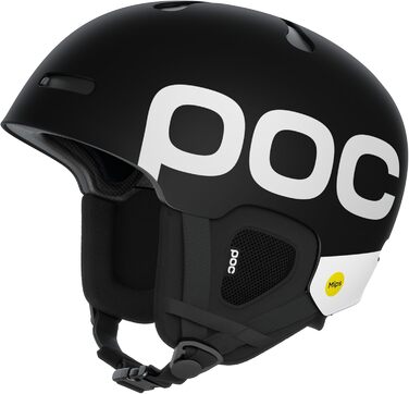 Шолом для лиж і сноуборду POC Auric Cut BC MIPS, міцний ABS, чорний матовий, розмір M-L (55-58 см)