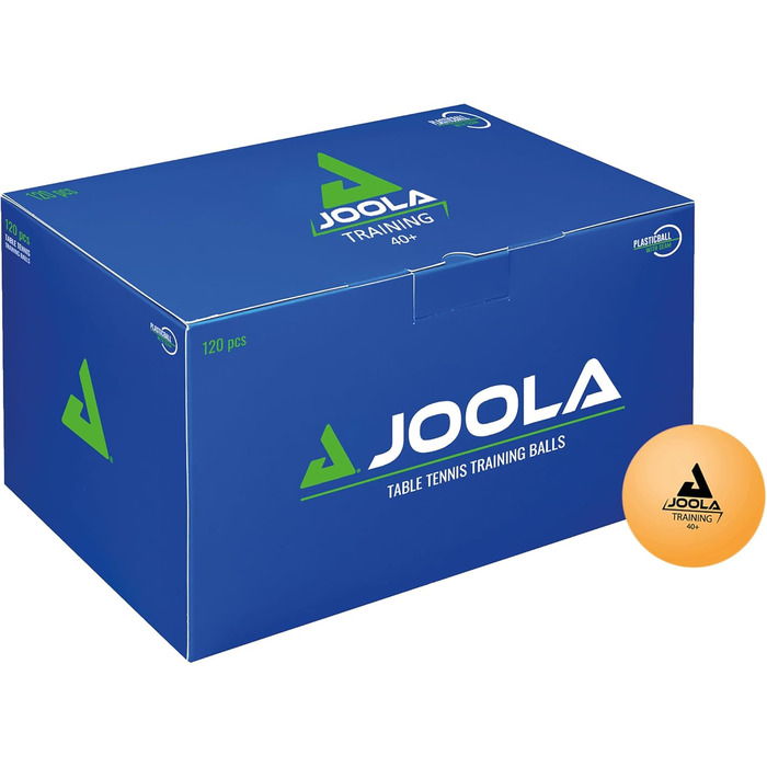 JOOLA Тенісні м'ячі для настільного тенісу TRAINING 40+ мм, преміум, 120 шт.