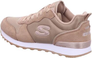 Кросівки Skechers OG 85-Goldn Gurl жіночі, бежевий замша та нейлон з рожевим золотим оздобленням, розмір 40 EU