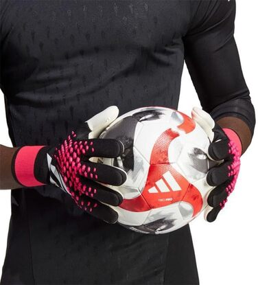 Воротарські рукавички PLbSe: міцний хват, неслизькі, дихаючі, для дорослих та дітей (блакитні, розмір 7)