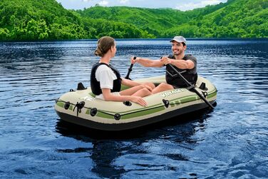Надувний човен Bestway Hydro-Force Voyager X2 232×118×37 см комплект