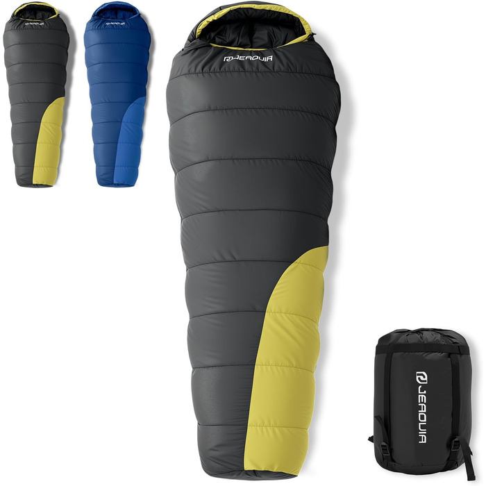 Спальний мішок Mumienschlafsack для дорослих, 3-4 сезони, комфортна температура 10°C, легкий, водонепроникний, для кемпінгу, трекінгу та подорожей