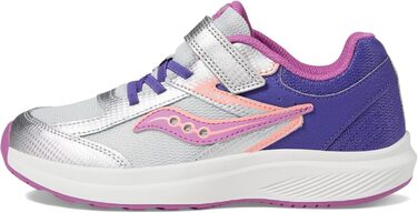 Кросівки Saucony Cohesion KDZ A/C для дітей (маленькі та великі розміри) - чорний, сірий, зелений, фіолетовий, сріблястий, рожевий