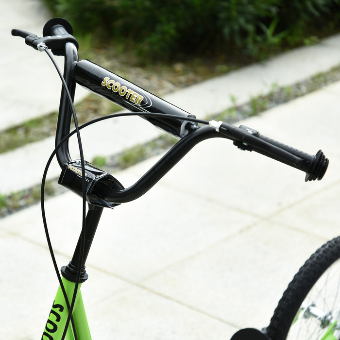 Дитячий самокат HOMCOM, Kick Scooter, Міський самокат, Kickscooter, Самокат Kids, Кікборд з пневматичними шинами, Ручне гальмо, Самокат Kids, від 5 років| Аосом