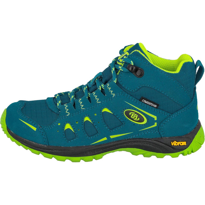 Дитячі черевики Brütting Morelia Outdoor & Trekkingschuh, 37 EU, Petrol Lemon