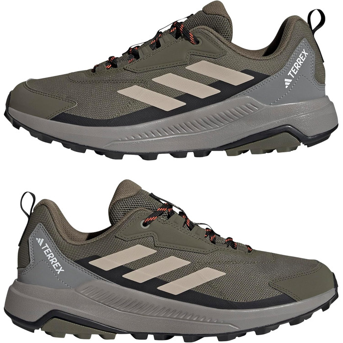 Чоловічі тапочки adidas Cloudfoam GO Lounger, 42 2/3 EU, Olive Strata Wonder Beige Core Black