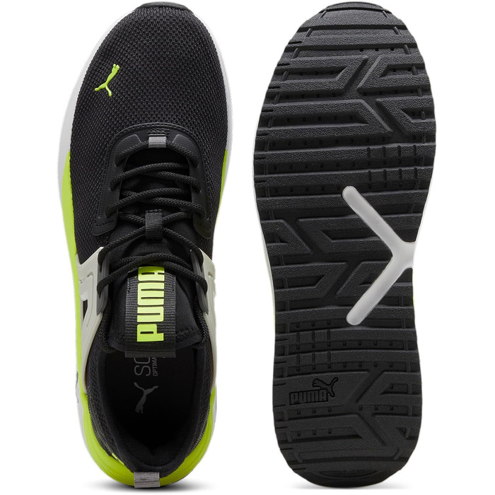 Кросівки PUMA Unisex Pacer 23 - чорний, сірий, лайм, сірий (37 EU)