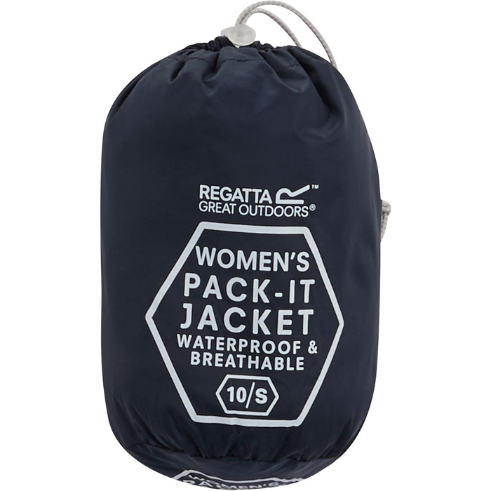 Жіноча водонепроникна куртка-шелл Regatta Pack it III, колір midnight