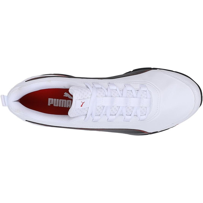 Кросівки Puma Leader VT SL для унісекс, 43 EU, білий, чорний, червоний