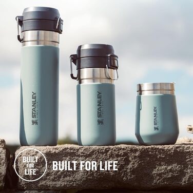 Термос-бутилка Stanley Quick Flip з нержавіючої сталі, 7+ годин холодна, BPA-free, герметична, для води, посудомийна, з кришкою-заскочкою