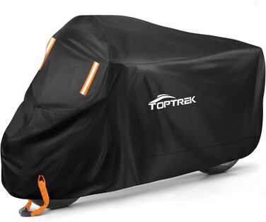 Захисний чохол для мотоцикла Toptrek Outdoor XXXL, водонепроникний, зимовий, з отвором для замка (265x105x125 см)
