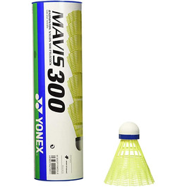 Бадмінтонні м'ячі Yonex Mavis 300 Medium, жовті, 1 дюжина (2 упаковки)