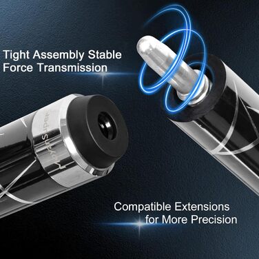 Професійний більярдний кий Billardqueue з карбону, низький перехід, з кейсом та аксесуарами, 12.5 мм наконечник, 147.3 см, 567-595 г