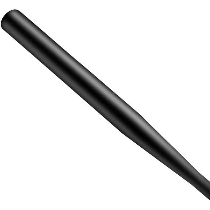 Бейсбольна бита сталева 25 дюймів з чохлом, чорна