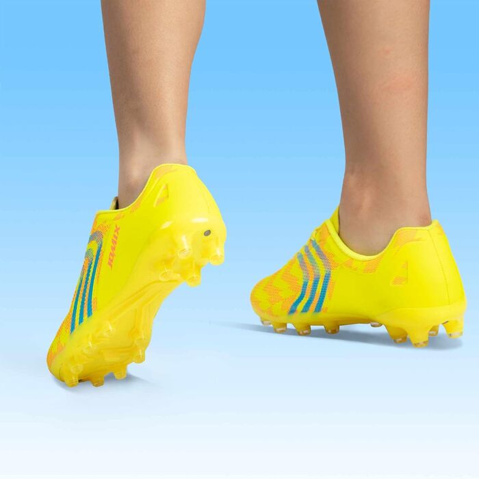 Футбольні бутси JOMIX для чоловіків FG – легкі, неслизькі та зносостійкі з синтетичним верхом, розмір 42 EU, жовті