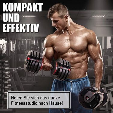 Професійний набір гантелей Profihantel X36 з регулюванням ваги | 2-36 кг | Зручна система кріплення | Комплект з підставками