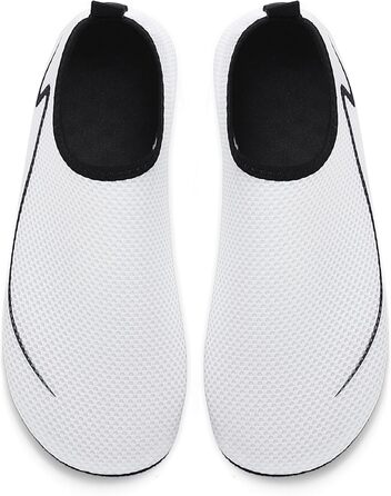 Чоботи для плавання та водних видів спорту: легкі, швидковисихаючі, з антиковзким покриттям (42 EU, білий)