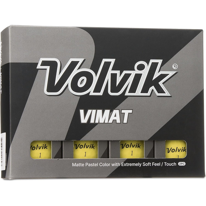 Гольфбол Volvik Vimat, яскравий, для гольфу