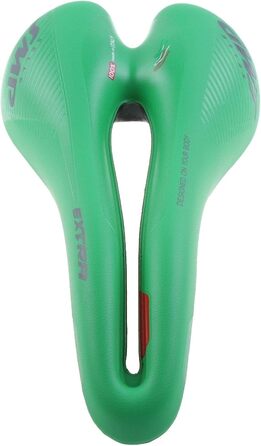 Велосипедне сідло SMP Selle Extra Color Edition, зелений, універсальний розмір, для MTB і шосейних велосипедів, 100% без тиску