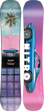 Сноуборд Nitro Mini Thrills 148 см, юнацький фристайл, твин-тип, для парку