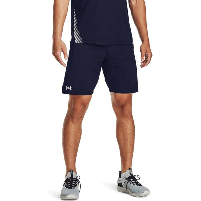 Чоловіча футболка Under Armour UA Locker з коротким рукавом, темно-синя (Midnight Navywhite), розмір 5XL