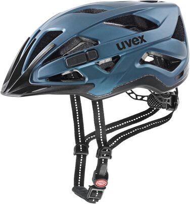 Велосипедний шолом uvex City Active для дорослих, 56-60 см, синій