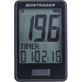 Велокомп'ютер Bontrager Ridetime бездротовий, чорний