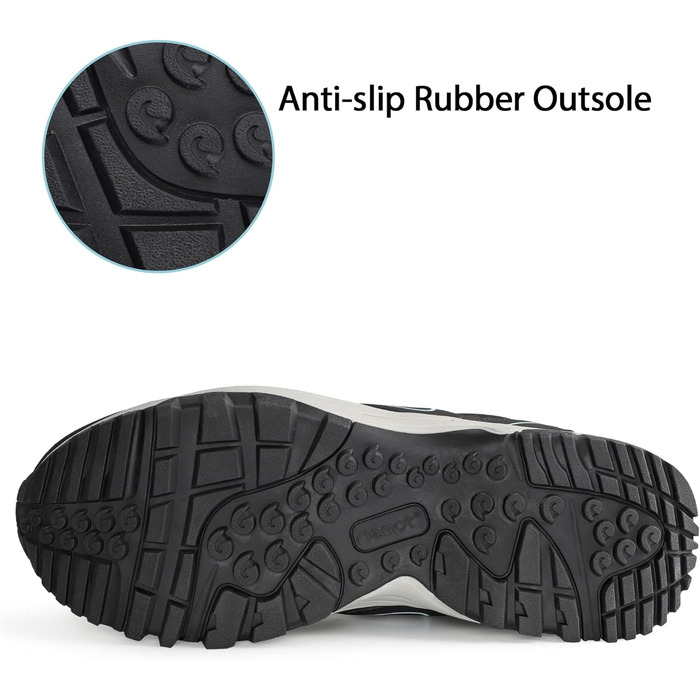 Жіночі трекінгові черевики Riehmot для походів (42 EU, Синій)