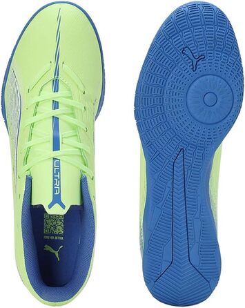 Кросівки футбольні PUMA Ultra 5 Play It для унісекс, 44 EU, кольори Fizzy Apple/Puma White/Bluemazing