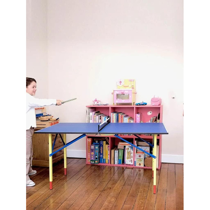 Міні тенісний стіл CORNILLEAU Hobby Mini 137x67 см, складний, з сіткою, регульована висота