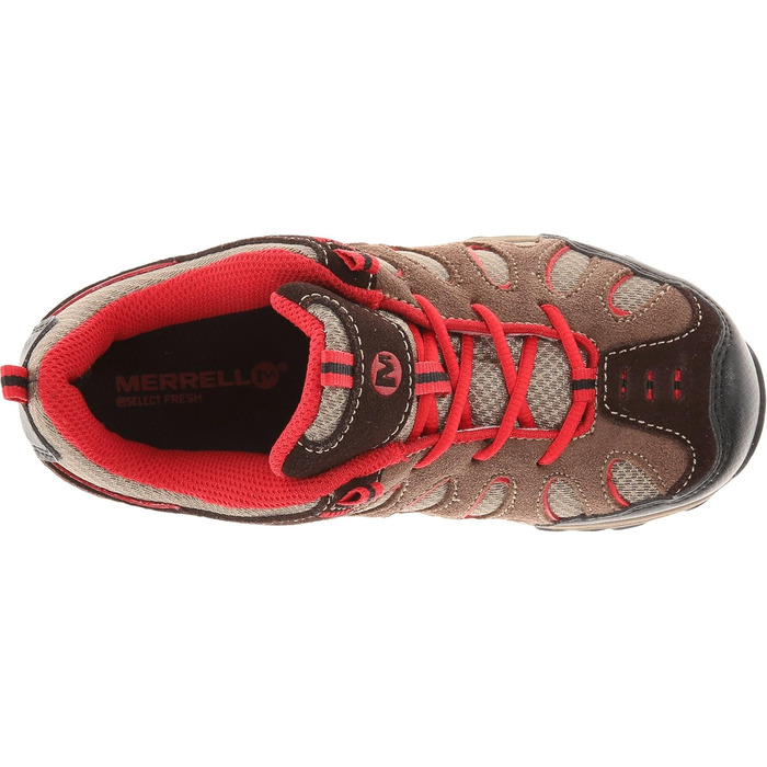 Черевики трекінгові дитячі Merrell CHAMELEON LOW LC (34 EU, Багатоколірні, Коричневий/Червоний)