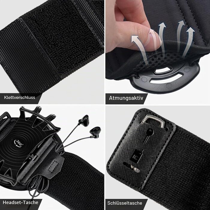 Спортивний браслет для телефону Sportarmband R2X (S-M) для iPhone та Android 4-6.5