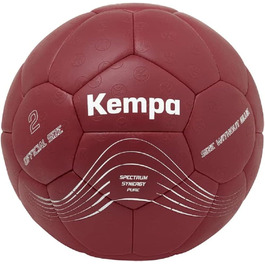 Гандбольний м'яч Kempa Spectrum Synergy Pure для дорослих, 30 панелей, червоний