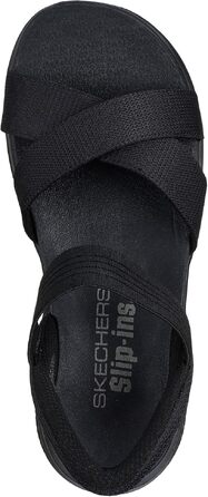 Жіночі сандалії Skechers Ultra Flex 3.0 Never Netter Hands Free Slip-ins, чорні, сітка Gore, розмір 39 EU
