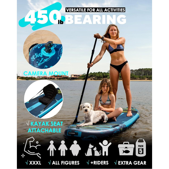 Надувний SUP Skateinger 11'6